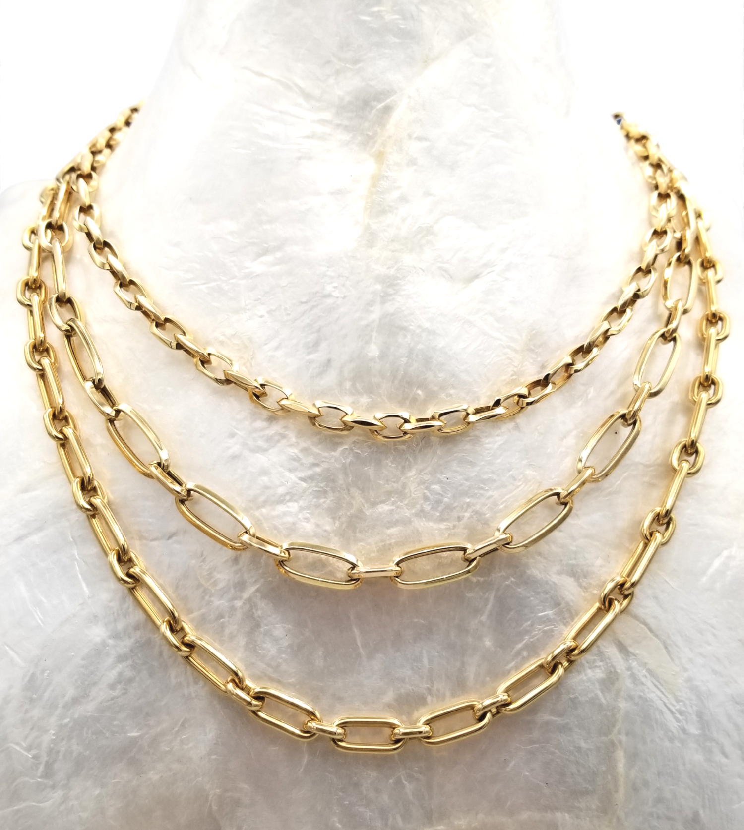 [CH08053] 14KY / [NB-006836] 14K / [CH08078] 18KY Chain 3types