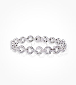 BZ-005907-18KW-circular-link-bracelet,-144-diamonds=1.04cts