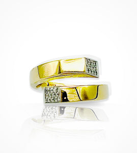 RI-002700 18kt yellow gold ‘Vento Incontri’ ring